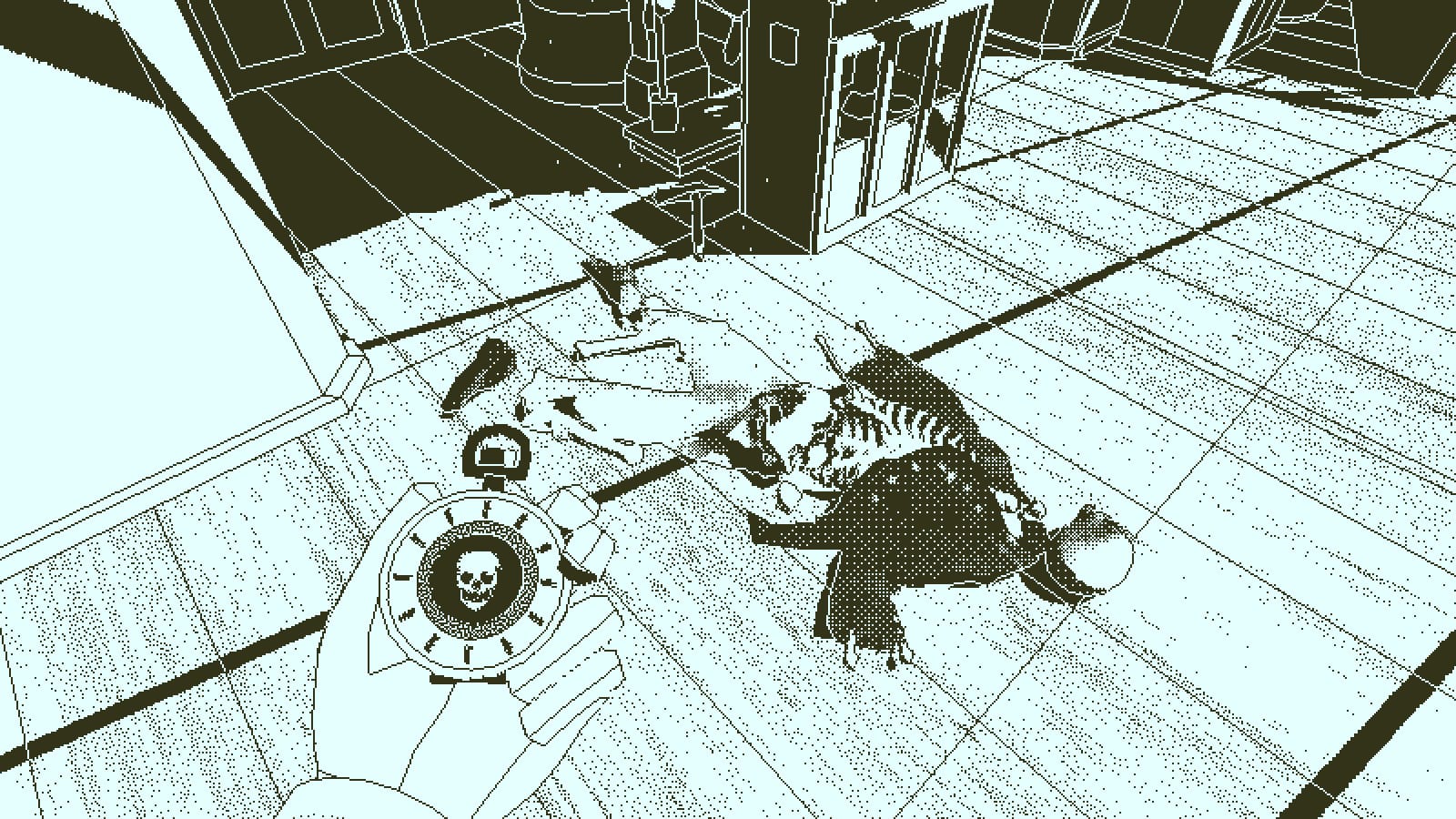Screenshot from Return of the Obra Dinn.